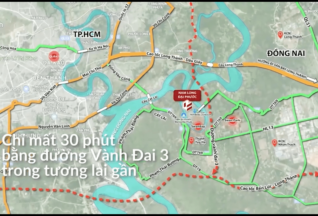 vi trí nam long đại phước đồng nai