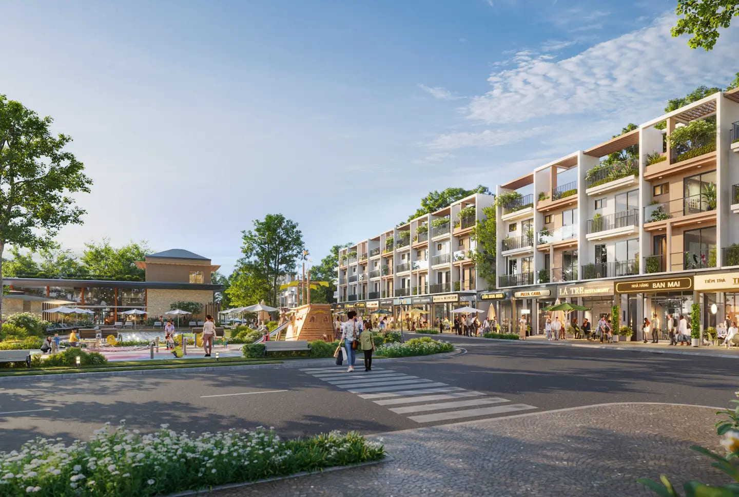 Mặt bằng phân khu Rivera1