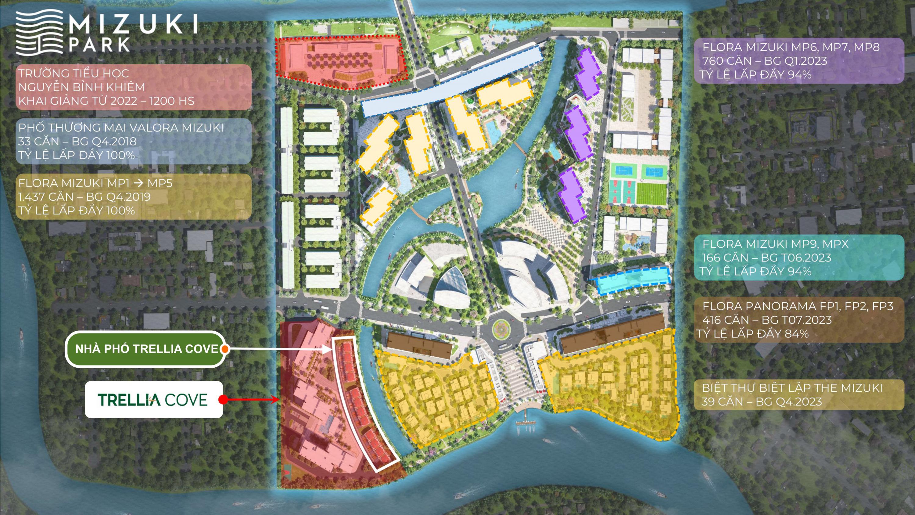 Mặt bằng phân khu Rivera1