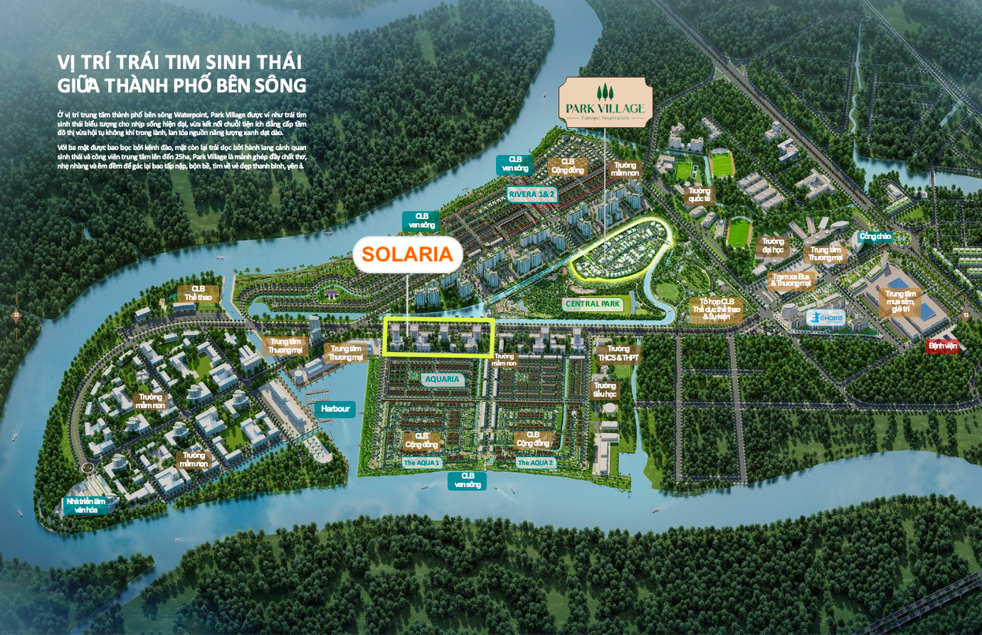 Mặt bằng phân khu Rivera1