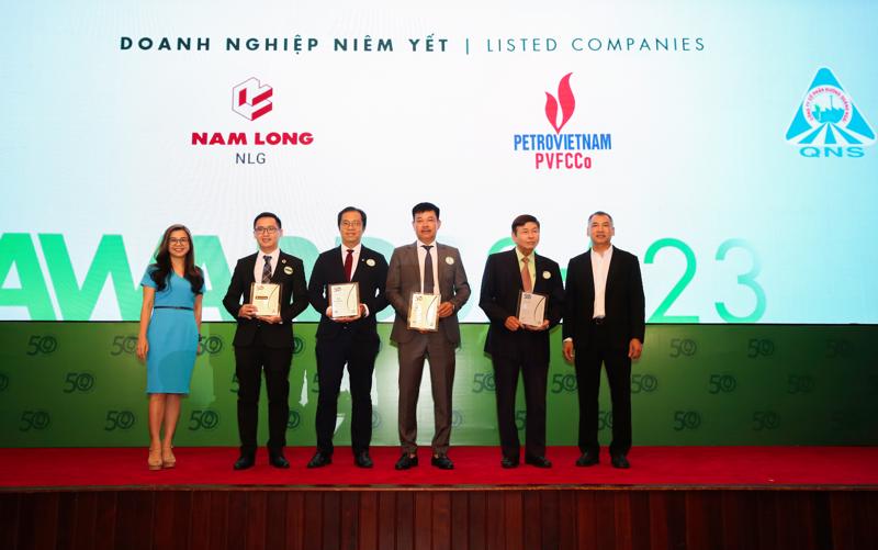 Nam Long được vinh danh Top 50 doanh nghiệp phát triển bền vững tiêu biểu Việt Nam 2023