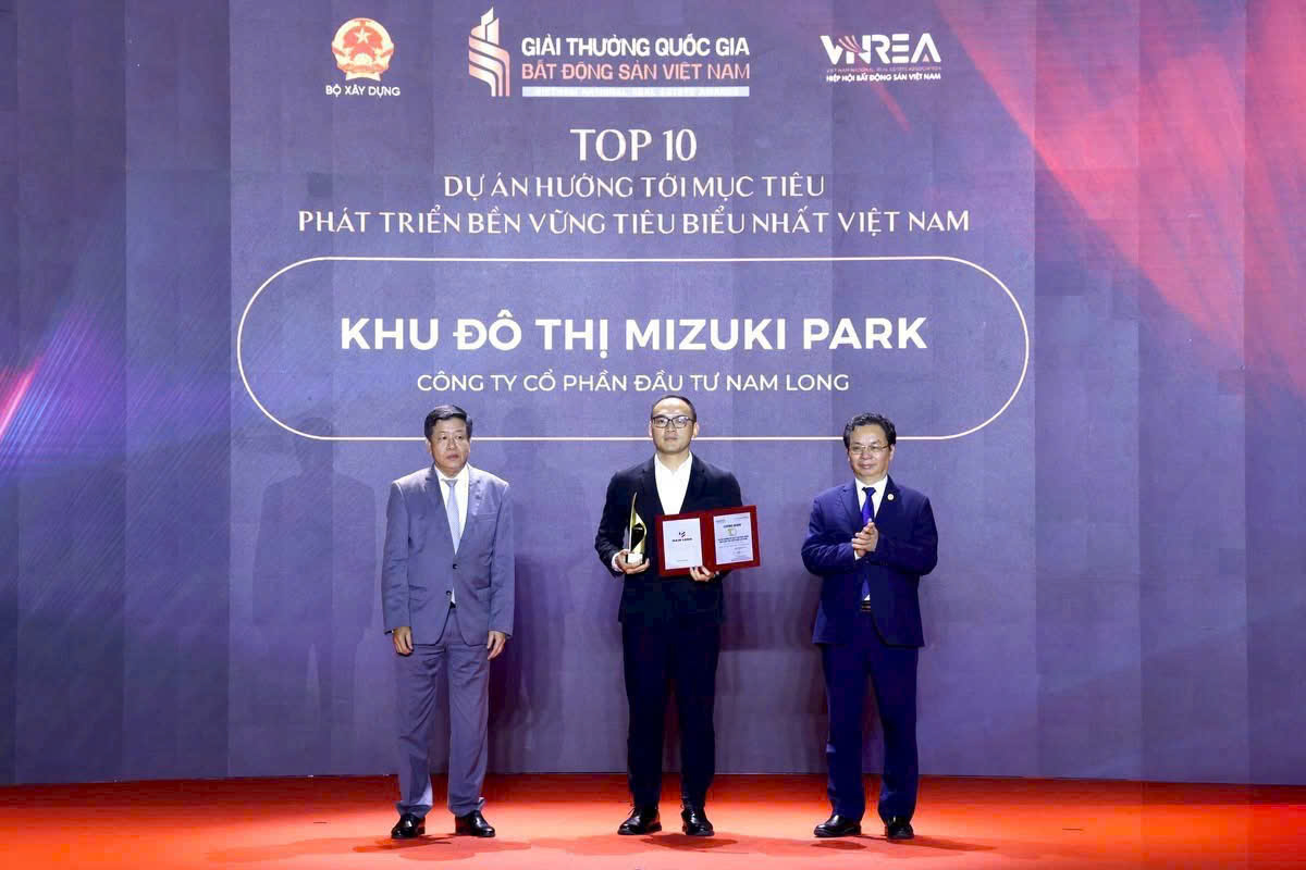 TẬP ĐOÀN NAM LONG ĐƯỢC VINH DANH TẠI 3 HẠNG MỤC CỦA GIẢI THƯỞNG QUỐC GIA BẤT ĐỘNG SẢN VIỆT NAM 2026
